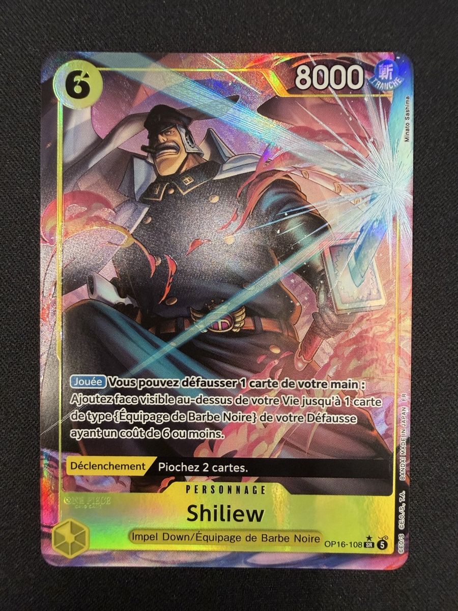 Bandai Carte collezionabili: One Piece Shiryu OP16-108 SR Parallel NM – Nuovo (secondo la descrizione) da Rolle venduto da KPTreasures
