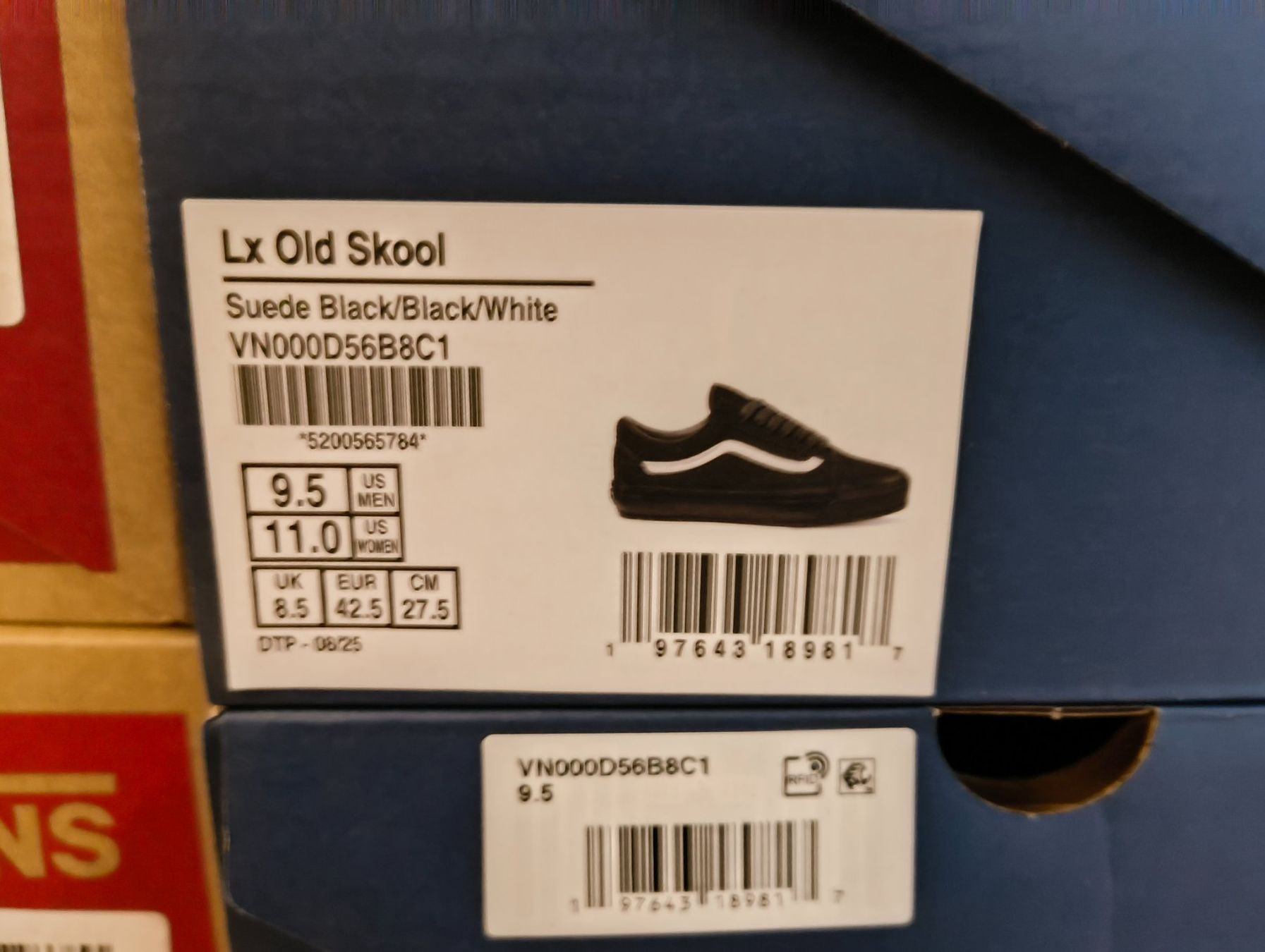 Vans Scarpe da uomo: Vans Old Skool, Grösse 42.5, Schwarz/Weiss – Nuovo e nell'imballaggio originale da Uitikon Waldegg venduto da PJLS1 4