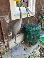 Storch Metallfigur auch für Garten
