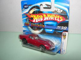 Corvette C3 StingRay 1969 rot * Hot Wheels 1:64