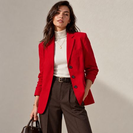 Zara Blazer Anzugjacke rot Gr.L (38) NEU Fr.139.00