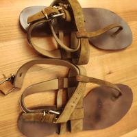 Burberry Sandalen Sommer 38 Leder Wildleder