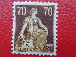 1908: Helvetia mit Schwert: Nr.114 ungebraucht, Kat: 100.-