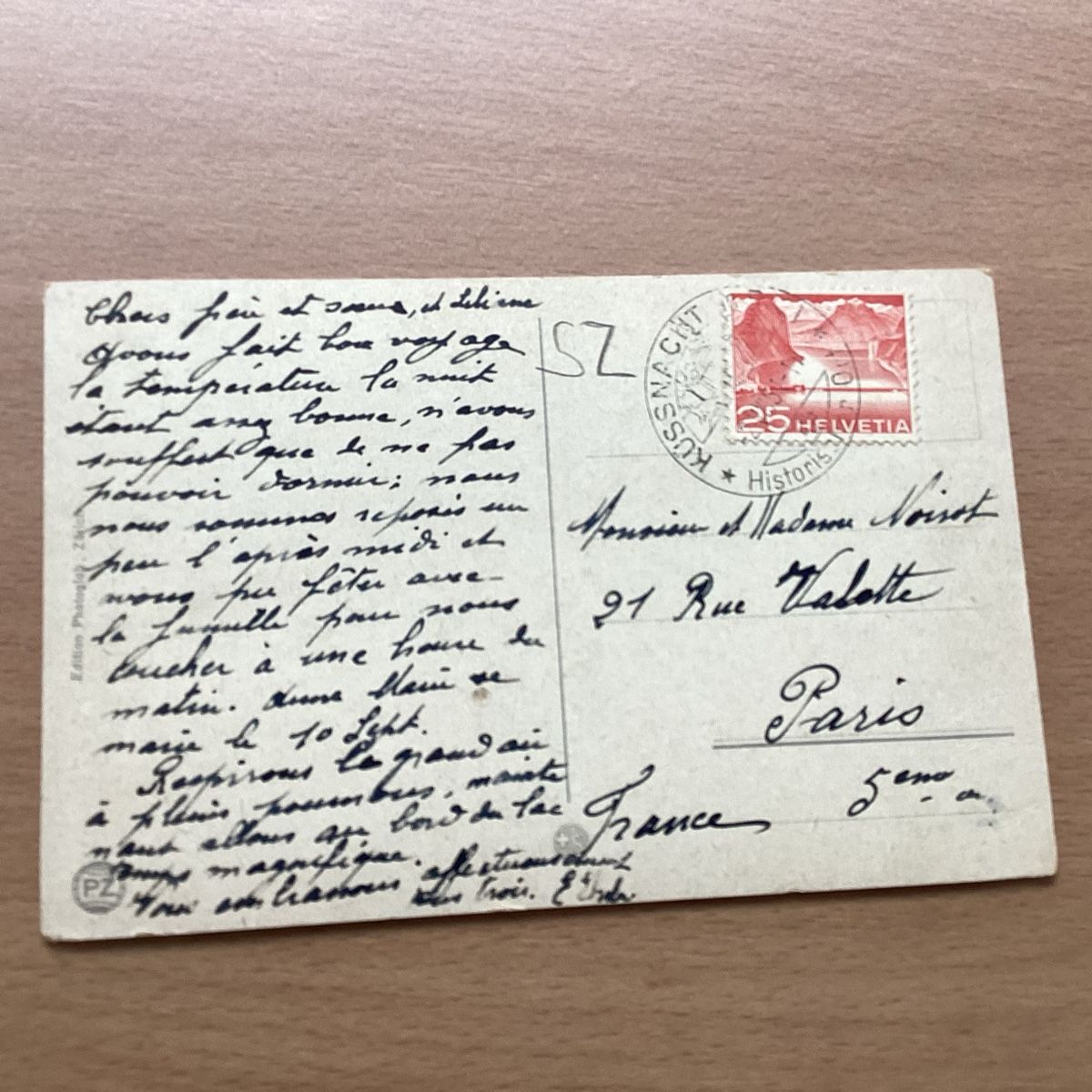 Cartoline postali: AK Küssnacht mit Pilatus – Usato da Wassen UR venduto da SABDOM 1