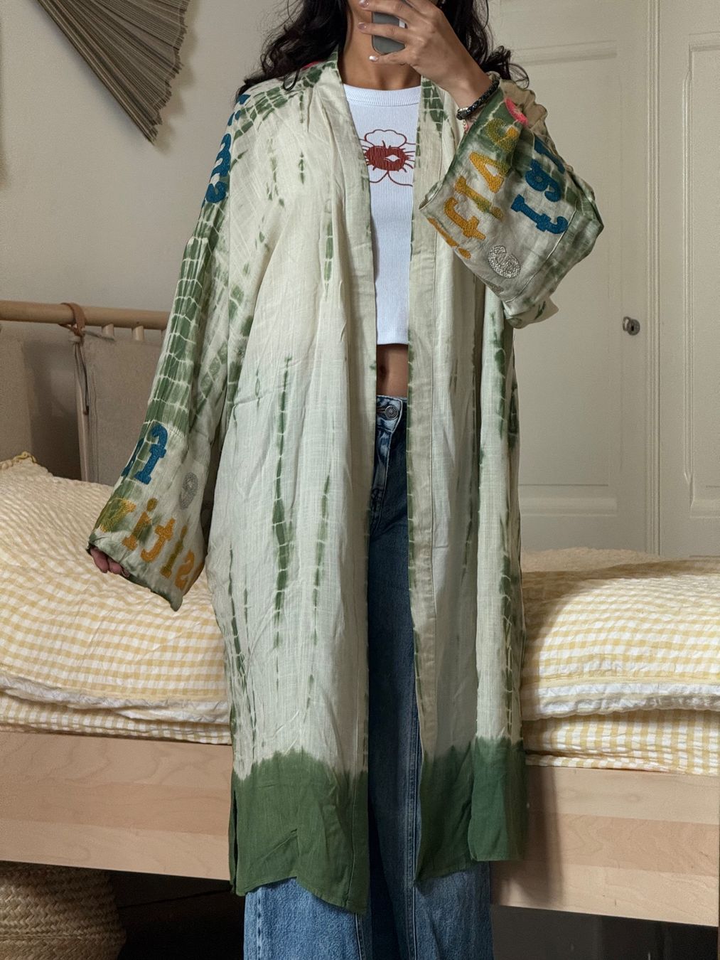 Tuniche: Tunique long Gold & Silver Paris tie-dye – Usato da Geneve venduto da Salomevergne