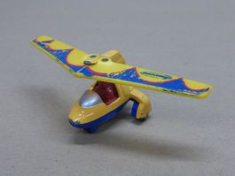 Spielzeugflugzeug Matchbox Aero Junior gelb blau gebraucht