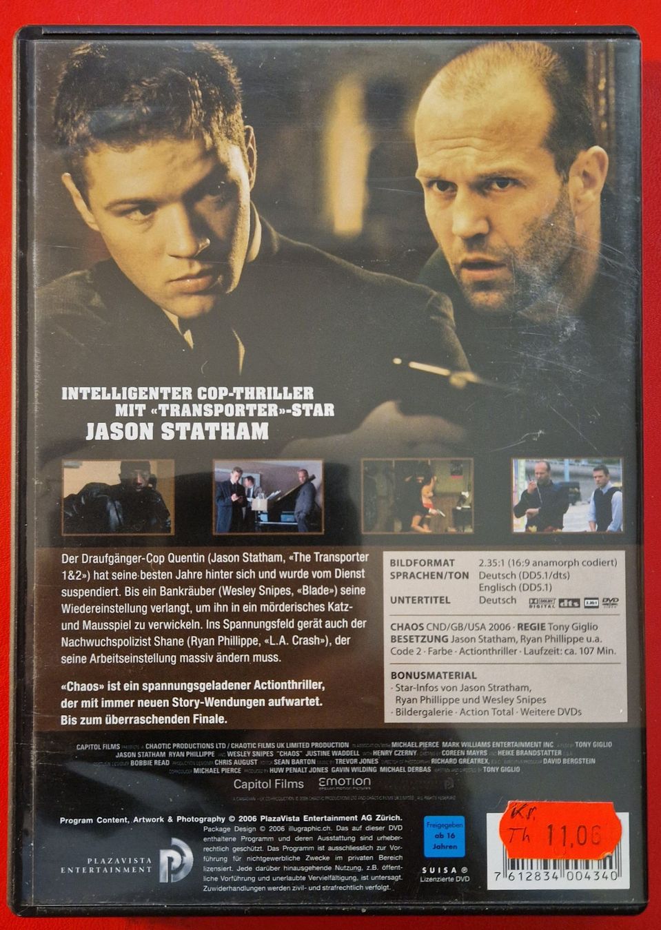 Alle DVDs: Chaos – Gebraucht aus Schwanden GL von Afredolino 1