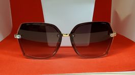 Sonnenbrille Damen Oversize XL mit Schmucksteinen - Glitzer