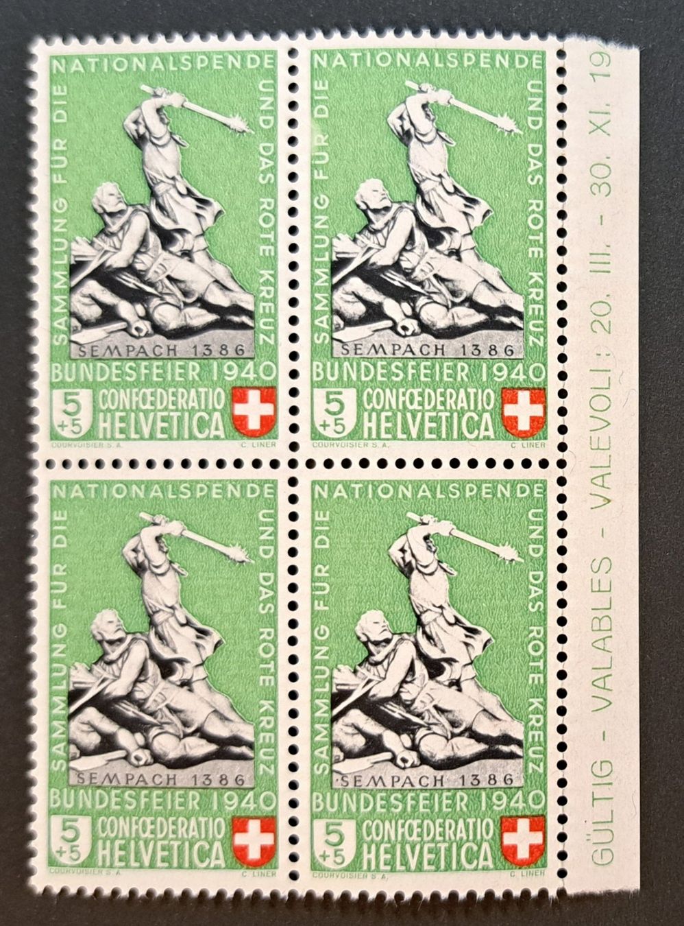 Tutti i francobolli: Abart / Plattenfehler Pro Patria 3.2.02 postfrisch – Usato da Unterägeri venduto da PhilatelieStudiger