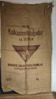 Wunderschöner alter Jutesack Nr 11 Kalkammonssalpeter