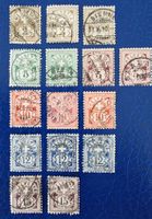 Briefmarken Helvetia, alte Schweizer Briefmarken, Top!