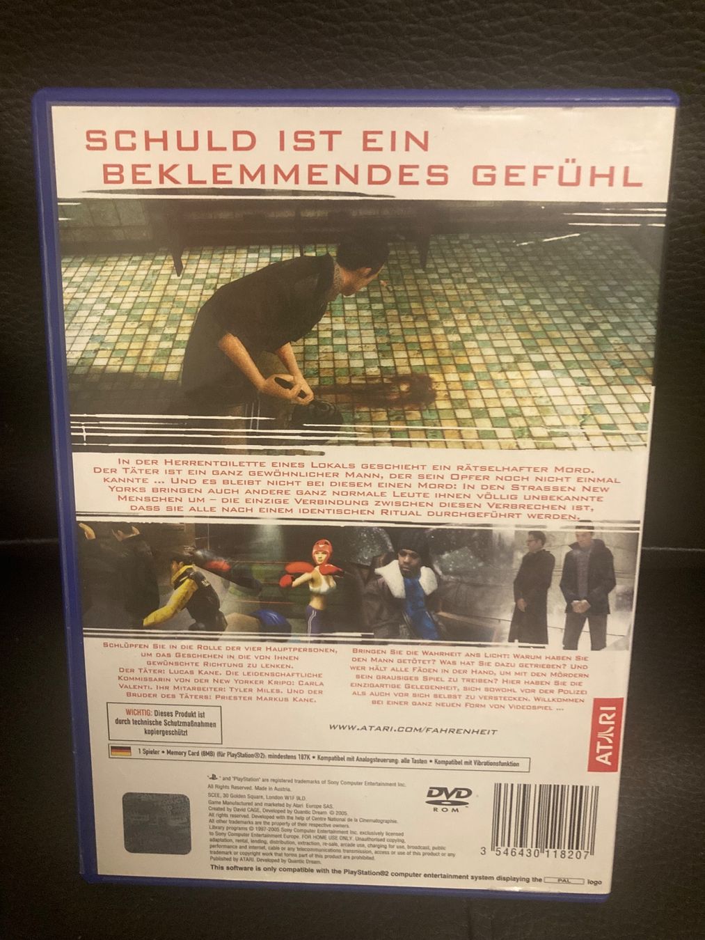 Sony Spiele: PlayStation 2 Spiel Fahrenheit – Gebraucht aus Bern von TotheMoonnn 1