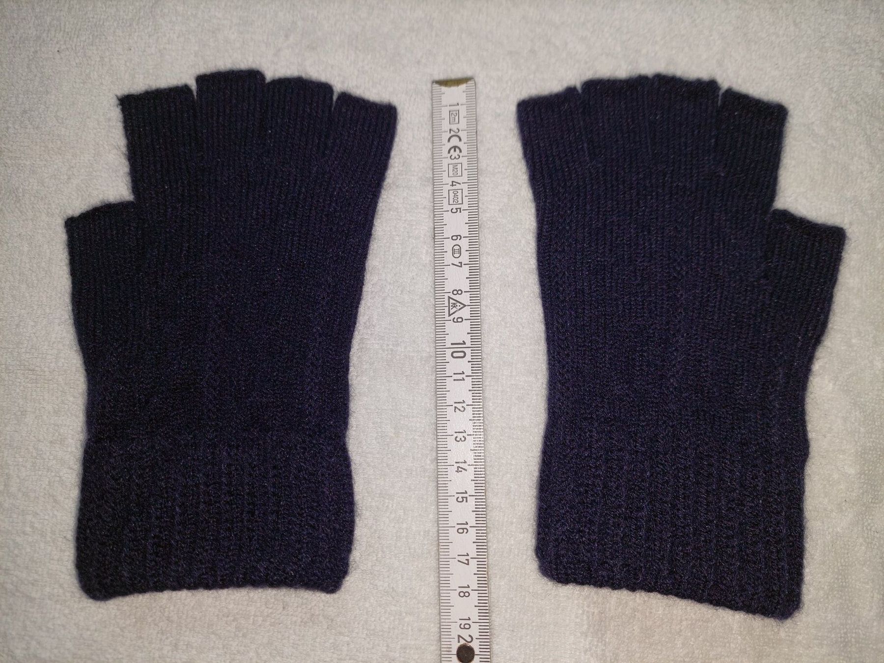 Guanti & manicotti: Fingerlose Handschuhe, navy blau – Usato da Zürich venduto da makimakimak 1