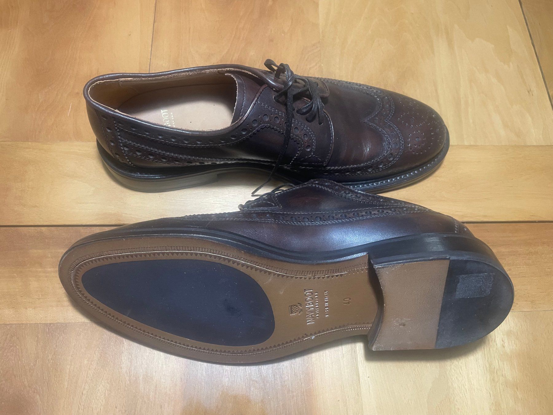 Navyboot Scarpe da uomo: Navyboot Lederschuhe Gr. 40 - NEU – Nuovo (secondo la descrizione) da Zürich venduto da Ralph123 4