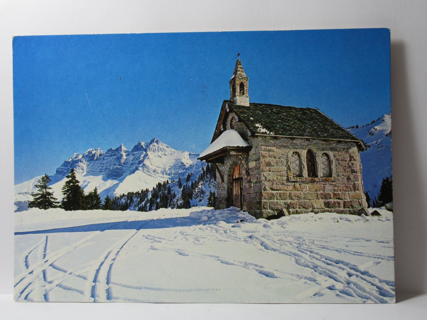 Cartes postales: Les Crosets , La Chapelle 1986 – D'occasion à Grenchen par Bluemchen1900