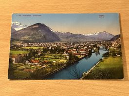 Alte Ansichtskarte Interlaken, Unterseen, Niesen, Top!