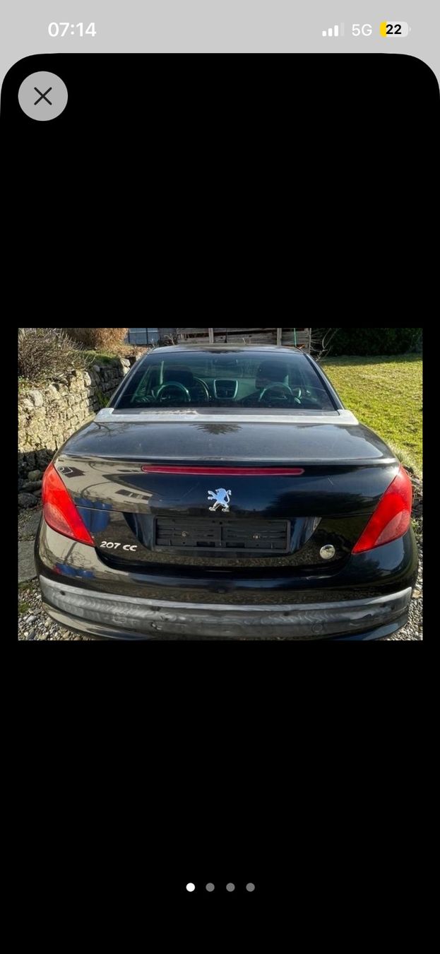 Peugeot Autos: Peugeot 207 CC Cabriolet - EXPORT – Défectueux à Münchenstein par ArdaG01 3