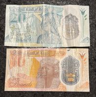 Aegyptische Pfund 10 und 20 Banknoten