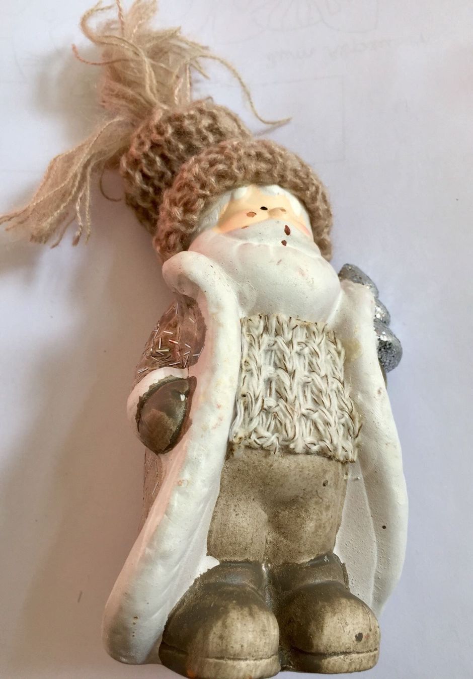 Statuette: 2 Engel  + 1 Weihnachtsmann – Usato da Gerlikon venduto da jabadabadu 3