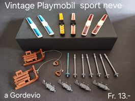 Playmobil vintage, sport sulla neve