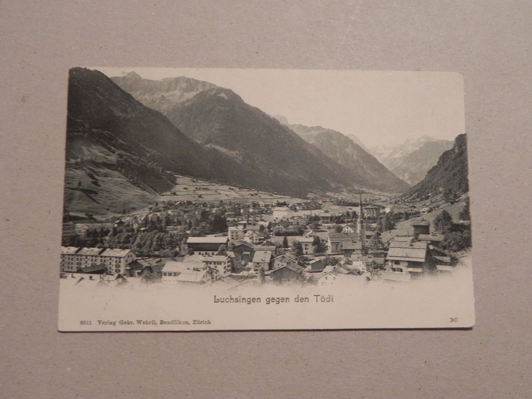 Cartes postales: Ansichtskarte Luchsingen Glarus GL 1916 – D'occasion à Siebnen par krimsie