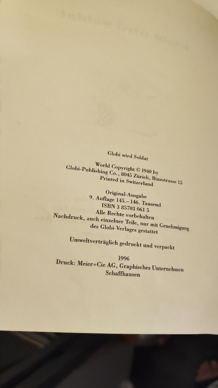 Libri: Globi wird Soldat Globibuch – Usato da Zürich venduto da turbopuz 2