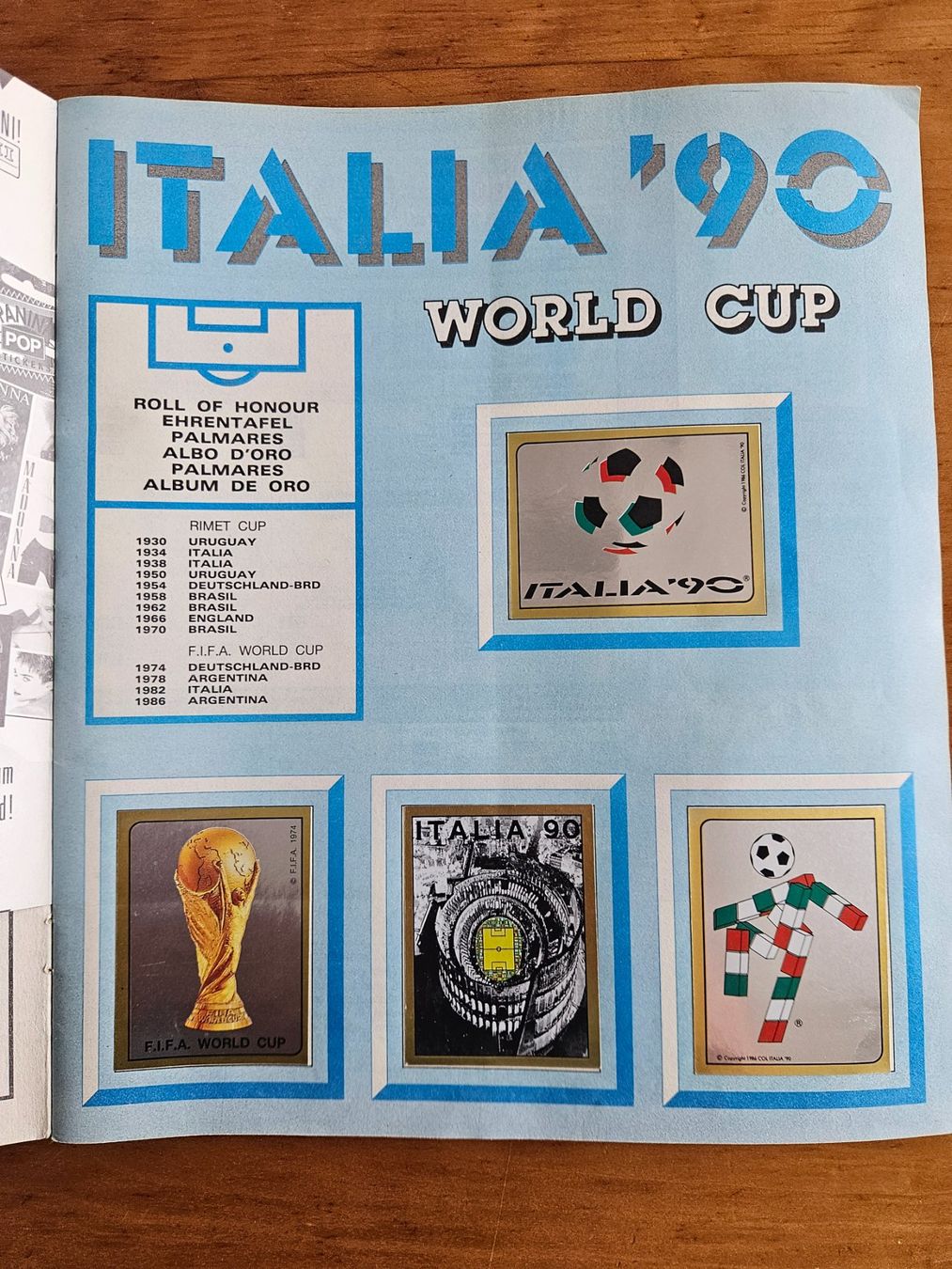 Panini Album: Album Italia '90 World Cup Panini – Usato da Kollbrunn venduto da tsrg2013 9