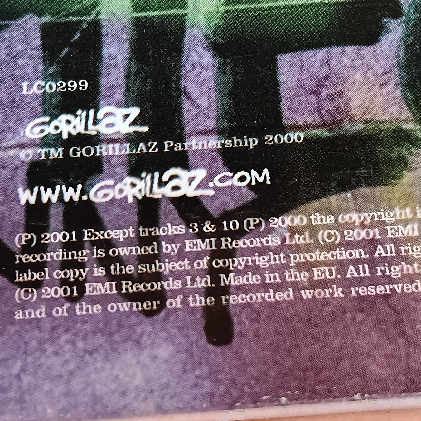 Vinyles: Gorillaz Vinyl LP 2001 – D'occasion à Chur par chr_b2cn 4