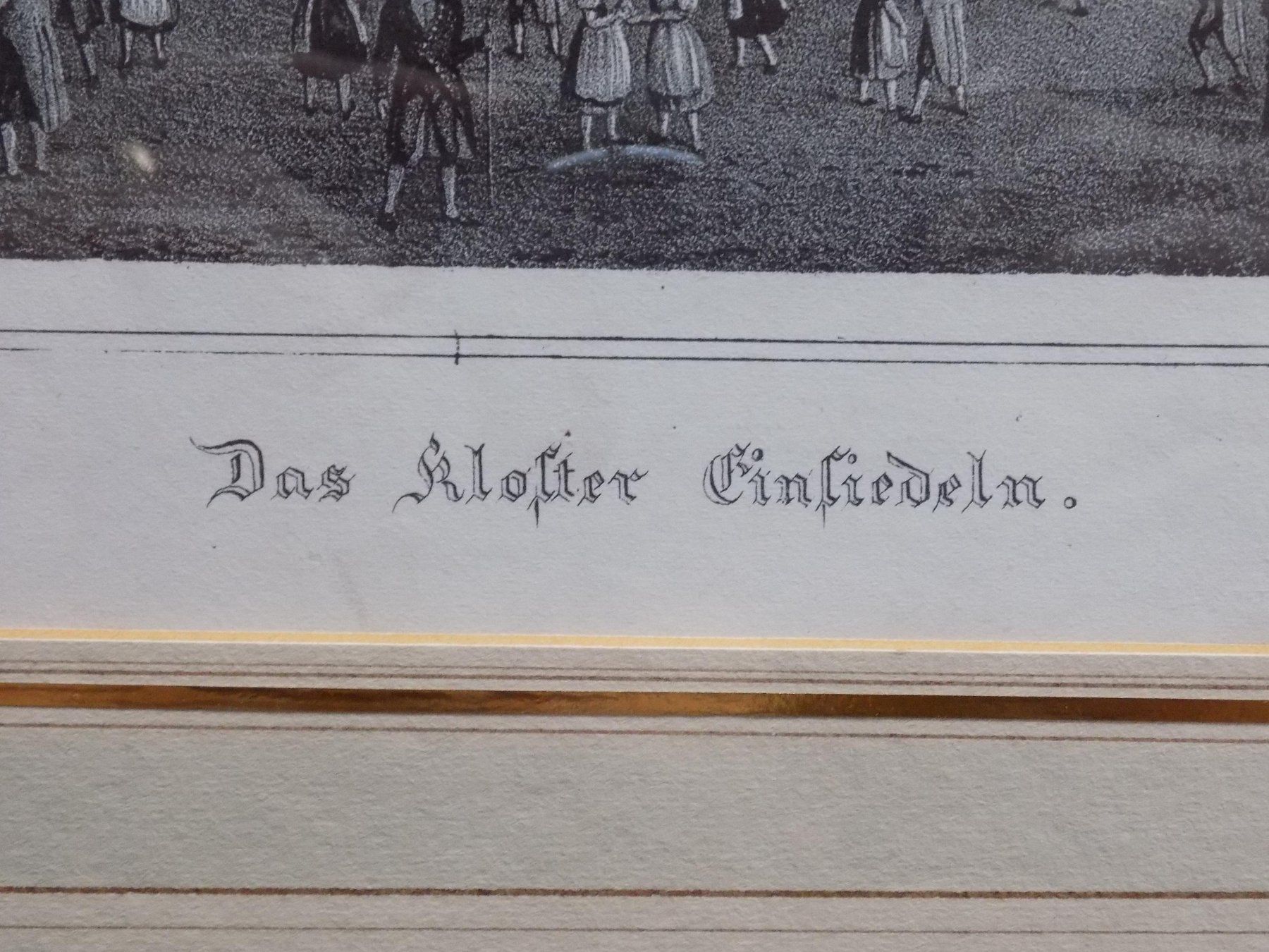 Incisioni: Einsiedeln Kloster – Usato da Risch venduto da Rischli15 2
