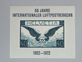 1922 - 1972 50 Jahre Internationaler Luftpostverkehr