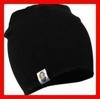 Beanie für Kind Baby Mütze SCHWARZ BLACK Winterkappe Ski