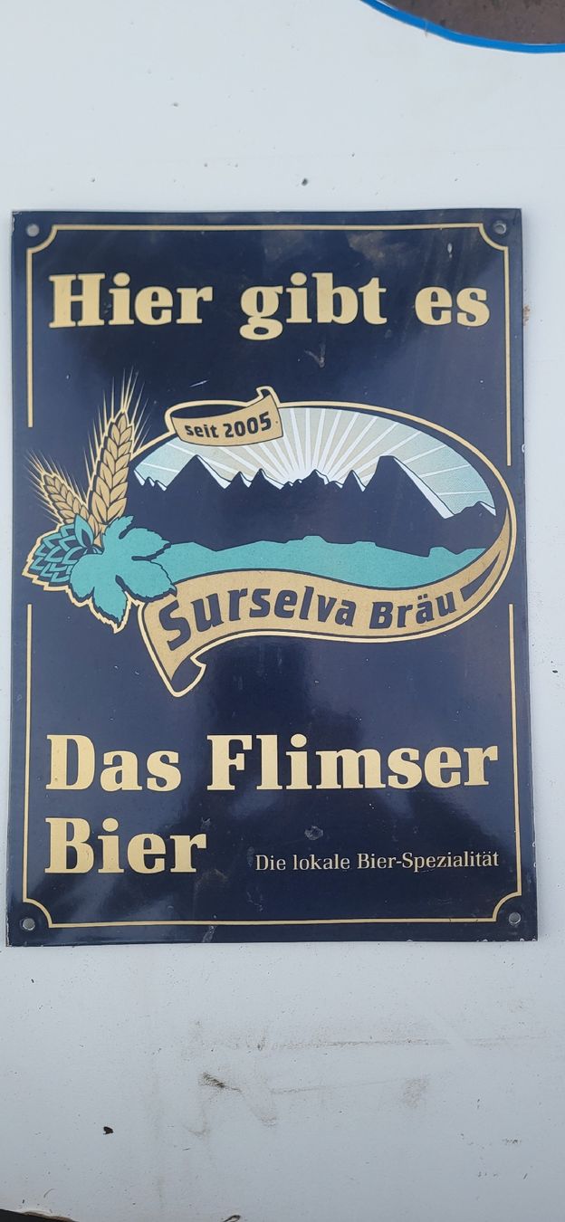 Toutes les décorations: Flims er Bier Blechschild bombiert – D'occasion à Fläsch par Palo0