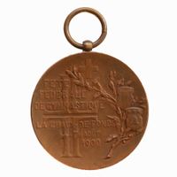 Medaille Sport 1900 Eidgen. Turnfest La Chaux-de-Fonds NE