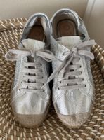 Espadrille Silber