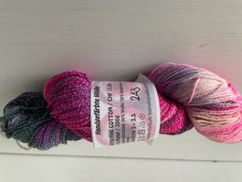 1Knäuel Aktiv Fine Cotton Handgefärbt