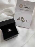 Ring Moissanite 2.00ct GRA Zertifikat Silber 925
