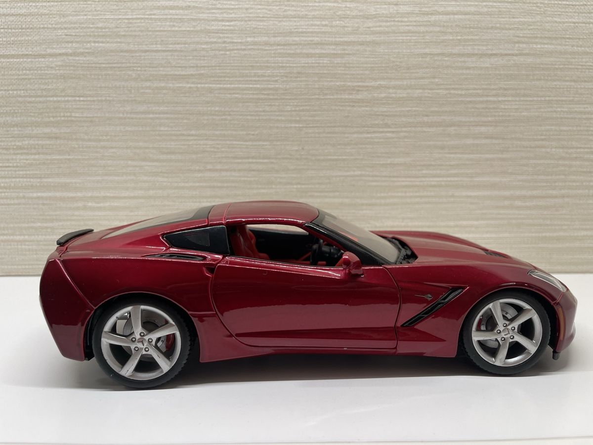 Maisto Modellini d'auto: Corvette Stingray 2014, Modellauto, Sammlerstück, Rot – Usato da Siebnen venduto da speedy63 4