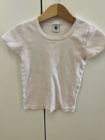 T-Shirt Petit Bateau weiss Grösse 114 cm guter Zustand