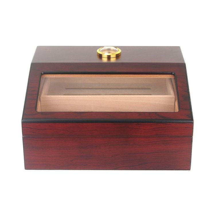 Zigarren Humidor Holz Box mit Hygrometer Kaufen auf Ricardo