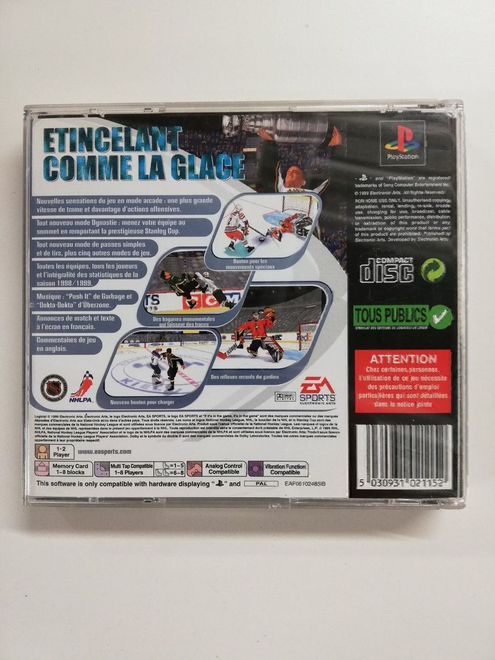 Sony Jeux: NHL 2000 (version francais) - PSX PS1 – D'occasion à St. Gallen par zorro_dc 1