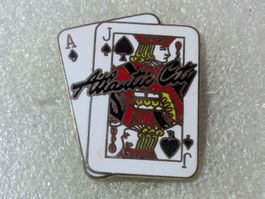Ansteckpin 110: Atlantic City Jasskarten