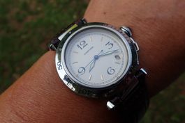 CARTIER PASHA AUTOMATIC 100METER,38MM. SAPHIERGLAS