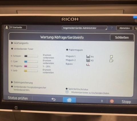 Imprimantes: Ricoh MP C3004 Multifunktionsdrucker – D'occasion à Rotkreuz par Reinfisch 4