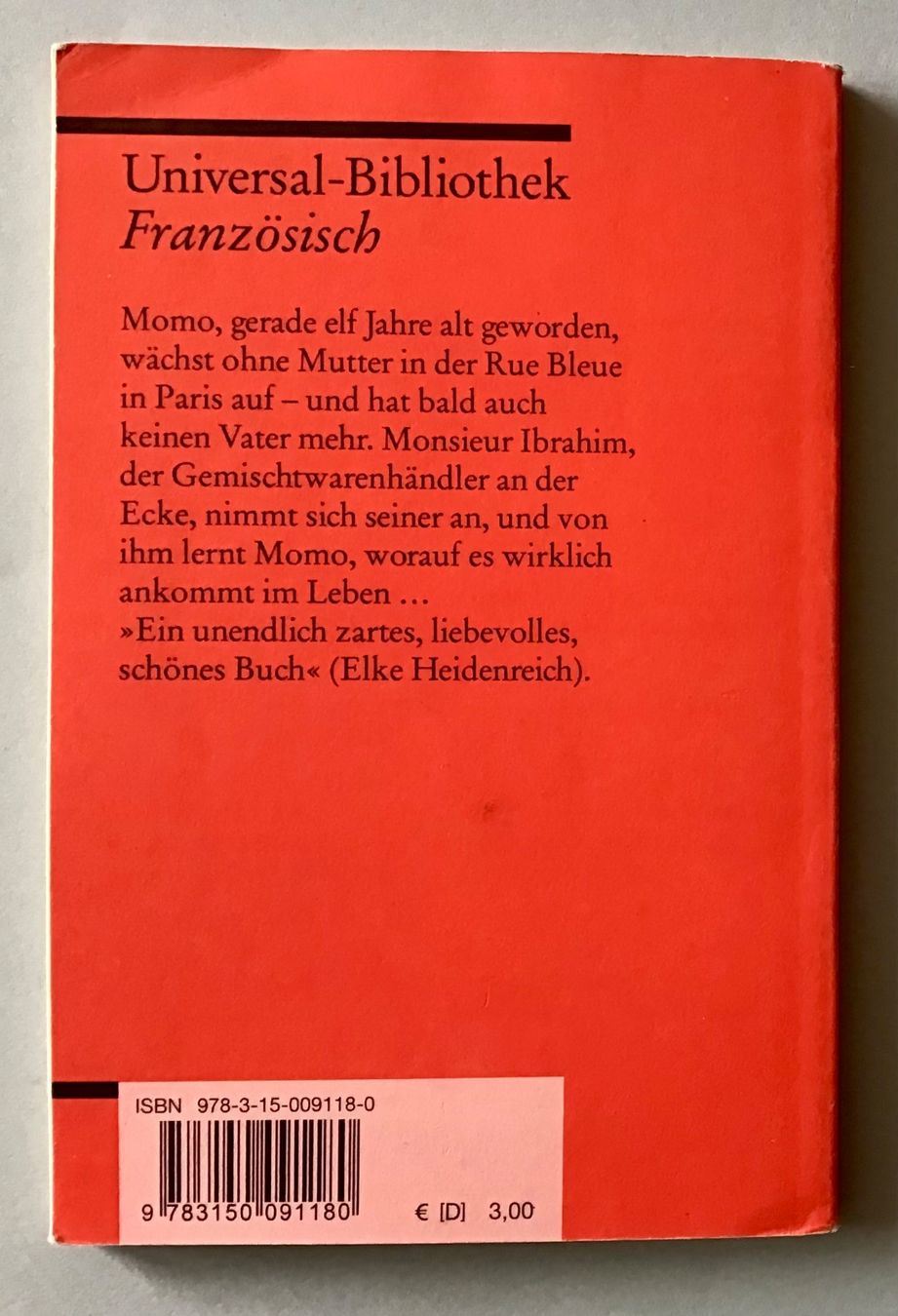Libri: Éric-Emmanuel Schmitt: M. Ibrahim et les fleurs du Coran – Usato da Bubendorf venduto da Alpenheidi 1