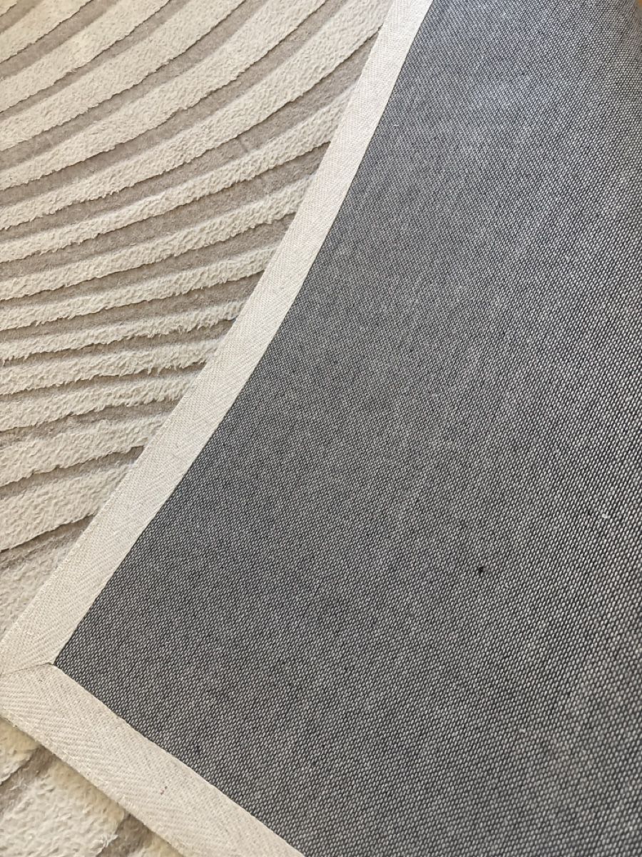 Tappeti: Wellenmuster Teppich  -creme/grau, 140x200cm, – Usato da Jonen venduto da nomzeif 5
