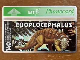 Tel’karte British Telecom Euoplocephalus 1500 Ex ungebraucht