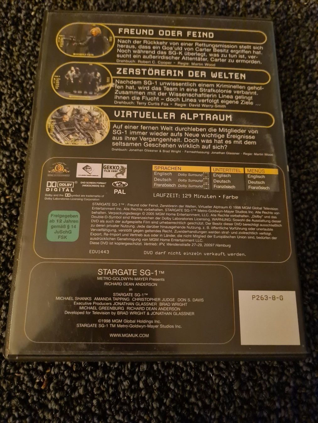 Tutti i DVDs: STARGATE KOMMANDO SG1 2.8 – Usato da Ruswil venduto da jan_bxl5 1
