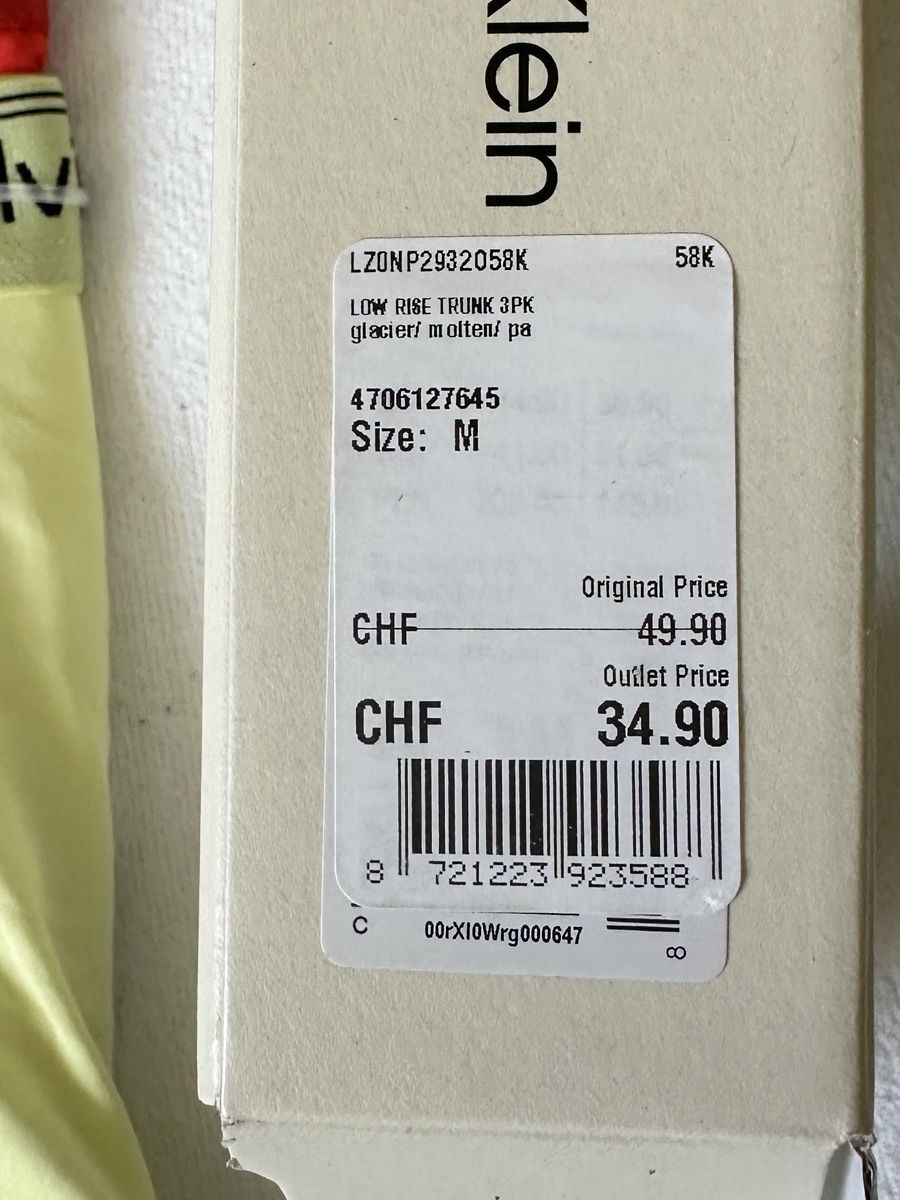 Calvin Klein Sous-vêtements: Calvin klein Unterhosen G M – Neuf avec emballage d'origine à Maienfeld par tobeyl2020 1