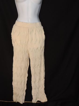 pantalon souple beige doré