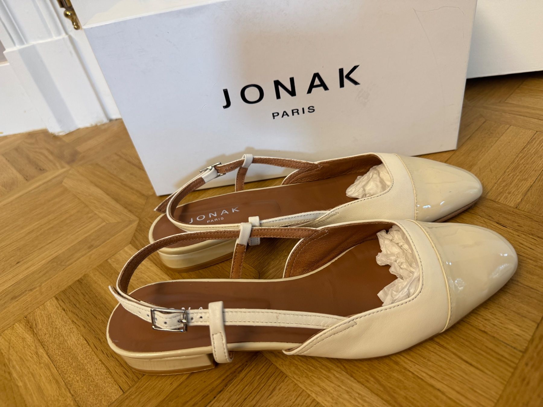 Jonak Scarpe da donna: Jonak sandales T39 écru – Usato da Conches venduto da chn_hgl6 2